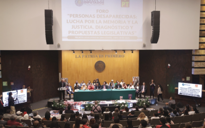 INAUGURA DIPUTADOS EL FORO “PERSONAS DESAPARECIDAS: LUCHA POR LA MEMORIA Y LA JUSTICIA”